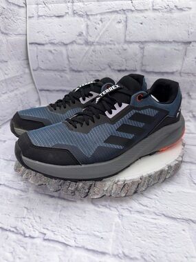 Adidas Terrex Trailrider Shoes Mens 12.5 Blue Trail Running Hiking Sneakers